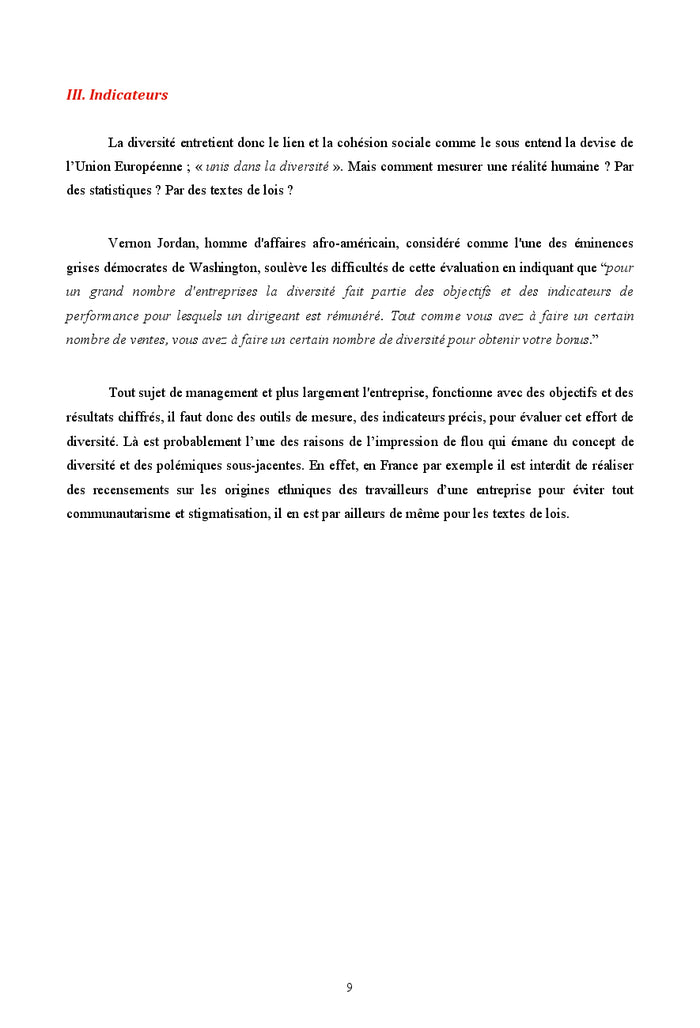 Évolution des pratiques de gestion de la diversité en entreprise