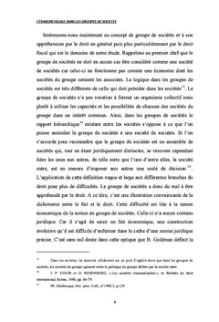 L'évasion fiscale dans les groupes de sociétés