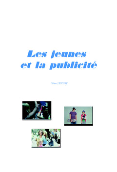 Les jeunes et la publicité
