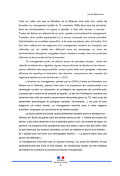 Amelioration de la performance achat dans une institution publique