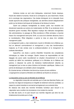 Amelioration de la performance achat dans une institution publique