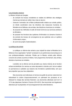 Amelioration de la performance achat dans une institution publique