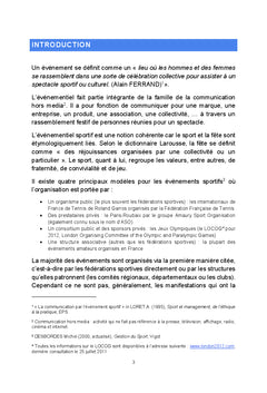 L'evenementiel au coeur des federations sportives