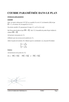 Cours et exercices TS1 Tome 2 Géométrie