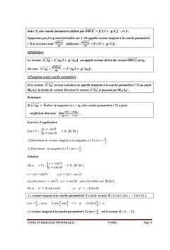 Cours et exercices TS1 Tome 2 Géométrie