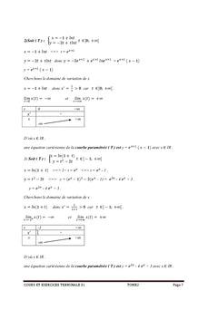Cours et exercices TS1 Tome 2 Géométrie