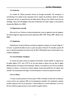 Adaptation de l'Acacia retinodes aux hautes temperatures