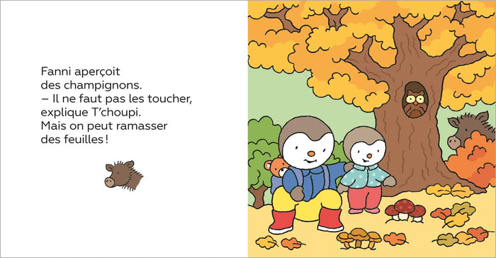T'choupi se promène en forêt