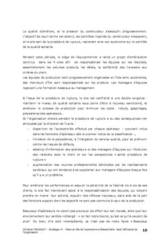 L'influence de l'organisation sur l'autonomie professionnelle