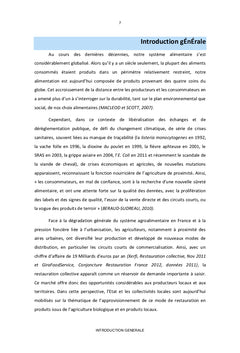 L'approvisionnement de la restauration collective en circuits courts