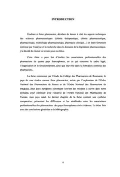 Associations professionnelles des pharmaciens