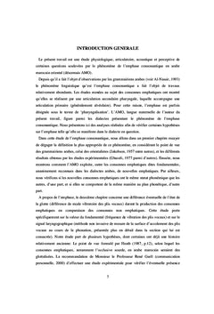 etude physiologique, articulatoire, acoustique et perceptive