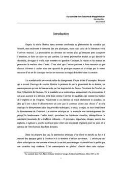 Du scandale dans l'oeuvre de Mapplethorpe