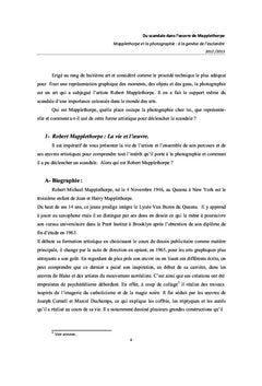 Du scandale dans l'oeuvre de Mapplethorpe