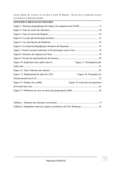 La Gestion Integree des Ressources en eau dans le Bassin du Mouhoun