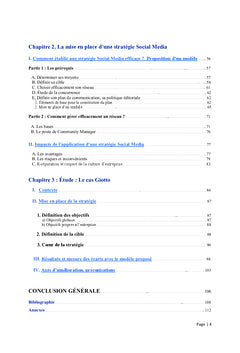 Enjeux de l'utilisation des reseaux sociaux par les entreprises