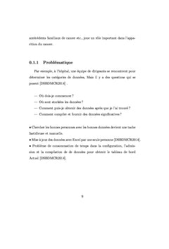 Elaboration d'un entrepôt de données dédié au domaine de la santé
