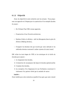 Elaboration d'un entrepôt de données dédié au domaine de la santé
