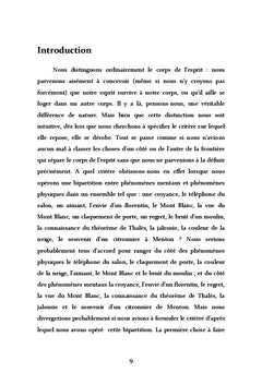Le corps et l'esprit