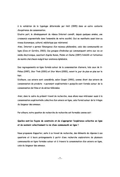 Apport de l'étude d'un univers fantastique