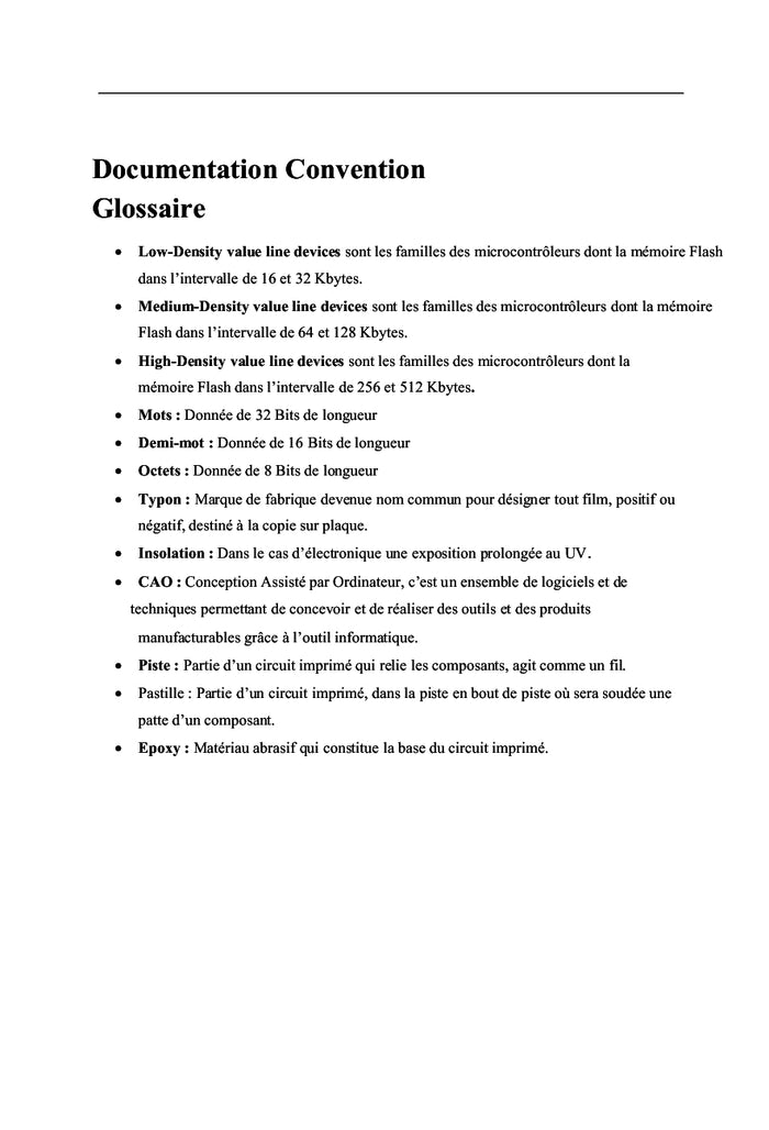Conception d'un circuit d'interfaçage basé sur STM32