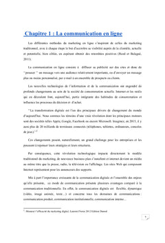 L'influence de la communication en ligne sur la notoriété des PME