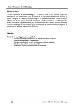 Schémas et dessin électrique