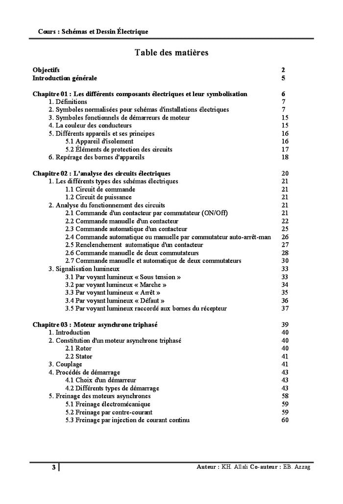 Schémas et dessin électrique