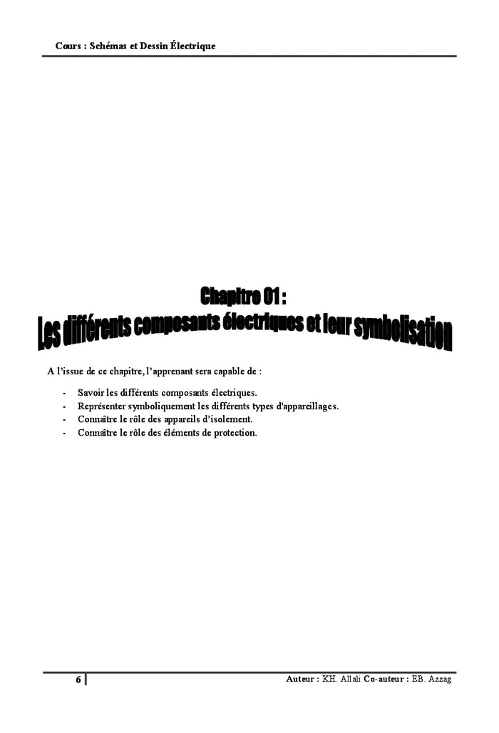 Schémas et dessin électrique