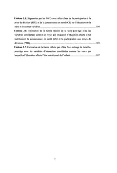 Cantine Scolaire, Alphabétisation des Mères et Nutrition des enfants