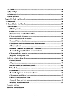 Modélisation du phénomène de pochage sur supports tricotés