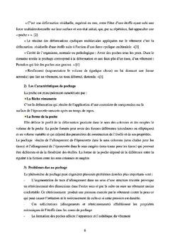 Modélisation du phénomène de pochage sur supports tricotés