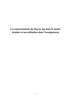 La représentation du Moyen Age dans la Bande dessinée