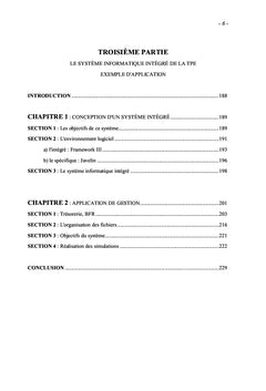 Elements d'ergonomie pour l'aide A la conception du SI dans la TPe