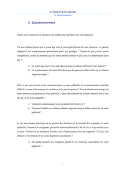 L'angoisse des patients en fin de vie en soins palliatifs
