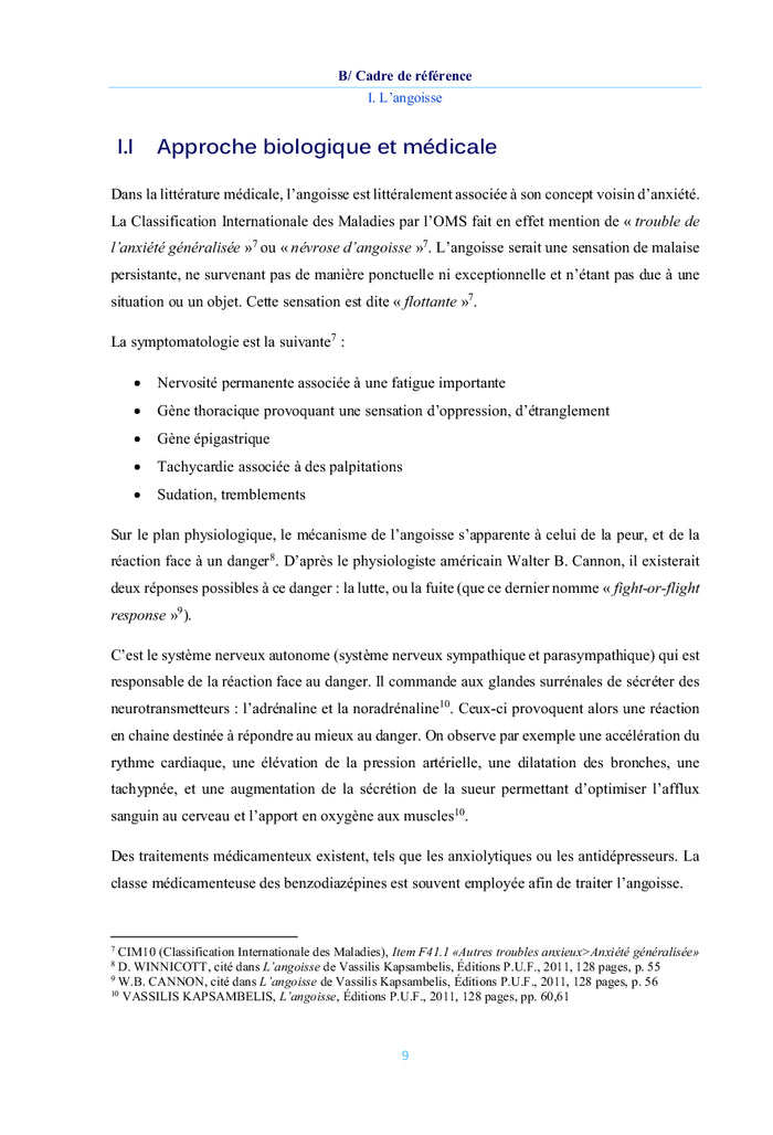 L'angoisse des patients en fin de vie en soins palliatifs