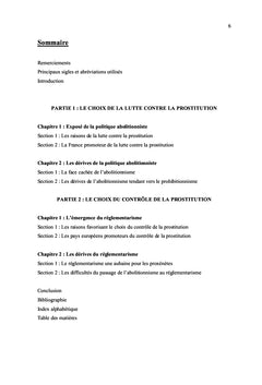 Les politiques penales de la prostitution