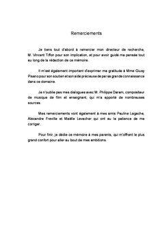 Le contrepoint audio-visuel