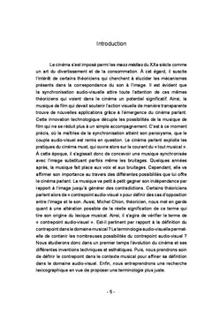 Le contrepoint audio-visuel