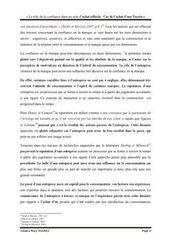 Le rôle de la confiance dans un acte d'achat réfléchi