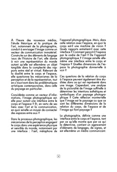 Pour un paysage photographique