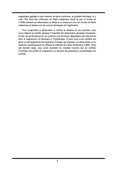 Etude et dimensionnement d'un système de réfrigération magnétique