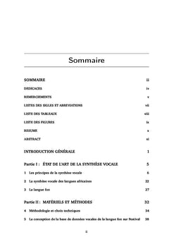 Réalisation d'un système de synthèse vocale de la langue Fon