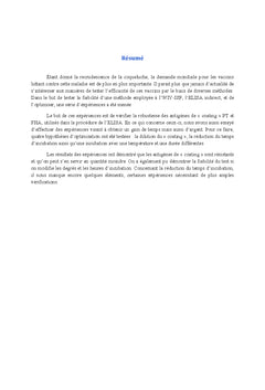 Contribution à l'optimisation de la méthode "eLISA"