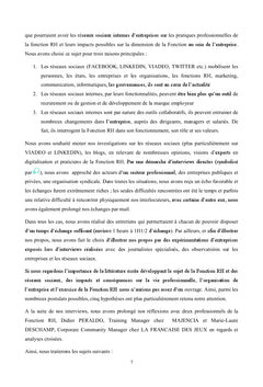 Réseau Social d'Entreprise, outil stratégique pour la Fonction RH ?
