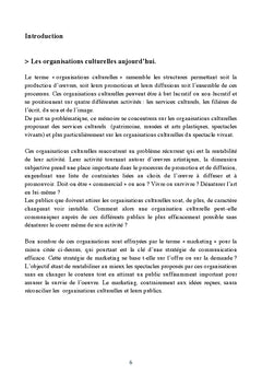 La communication des organisations culturelles du spectacle vivant
