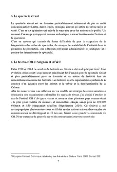 La communication des organisations culturelles du spectacle vivant