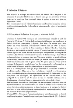 La communication des organisations culturelles du spectacle vivant