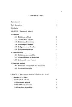 La liberté: un choix volontaire et responsable