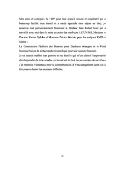 Etude phytochimique de plantes de Madagascar